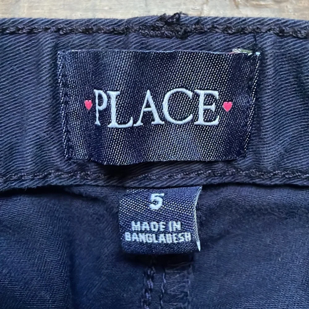 Sz 5 Childrens Place Navy Uniform shorts